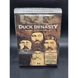 Duck Dynasty: Seasons 1-3 Collectors Set (8 DVD Set) New W/ Duck-Camo Bandana